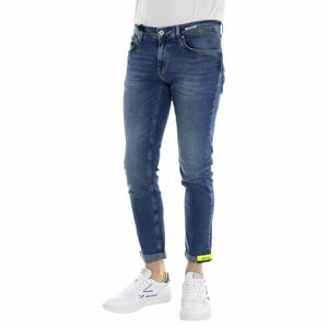 JEANS DEAN CROTCH SKINNY UNIFORM BLU